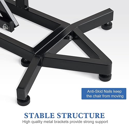 Miniatura 7 de BarberPub Mesa de masaje eléctrica Silla de tatuaje para cliente Silla de masaje ajustable en altura con almohada Reposacabezas Equipo de salón y