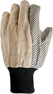 True Grip 91633 Dotted Cotton Canvas Work Gloves (3 Pack), Large