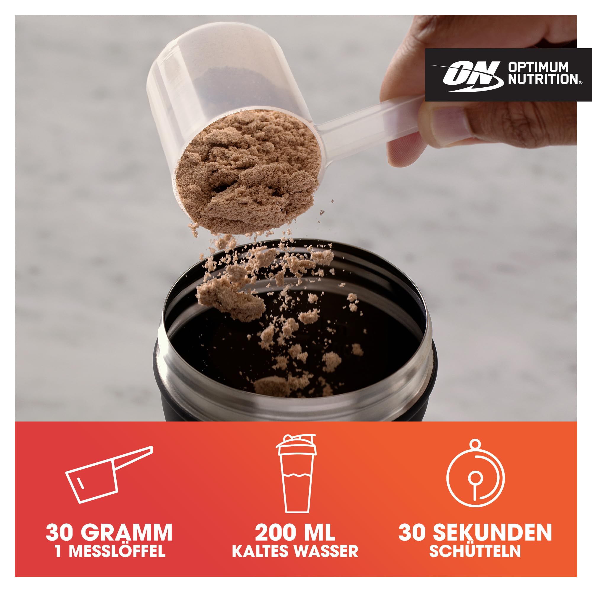 Optimum Nutrition Gold Standard 100% Whey, Proteinpulver, Geschmack Double Rich Chocolate, 899g, 29 Portionen, Verpackung Kann Variieren