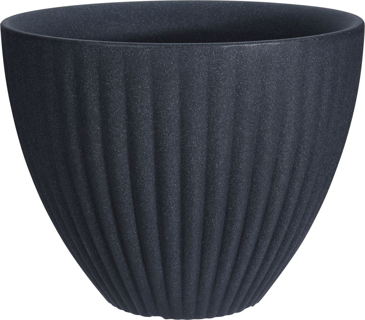 Lotus Plastik Saksı Antrasit Çap 39Cm Yükseklik 35Cm