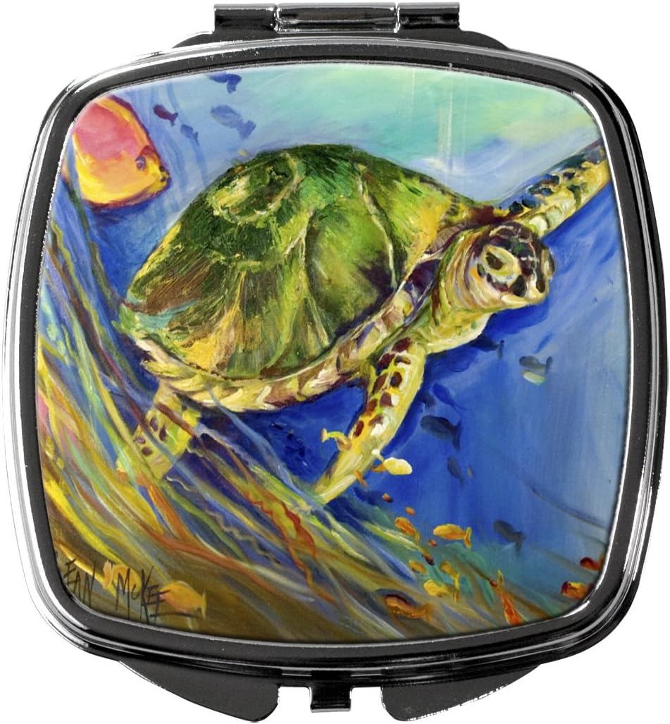 Caroline's Treasures S JMK1262SCM "sini Karettschildkroete kompakt ayna,, çok renkli
