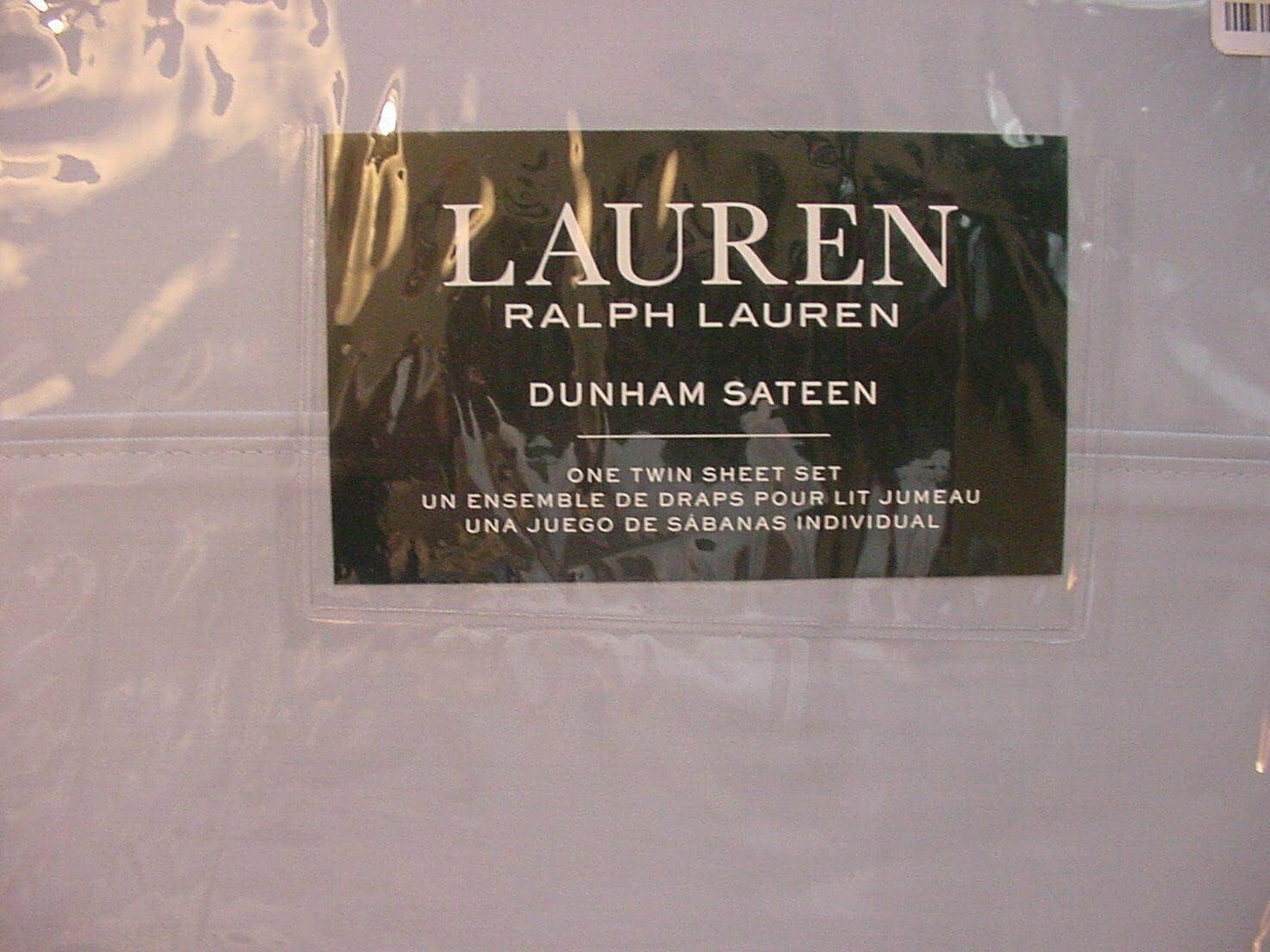 Lauren Ralph Lauren Dunham Sateen 3 pc Twin Sheet Set Opal