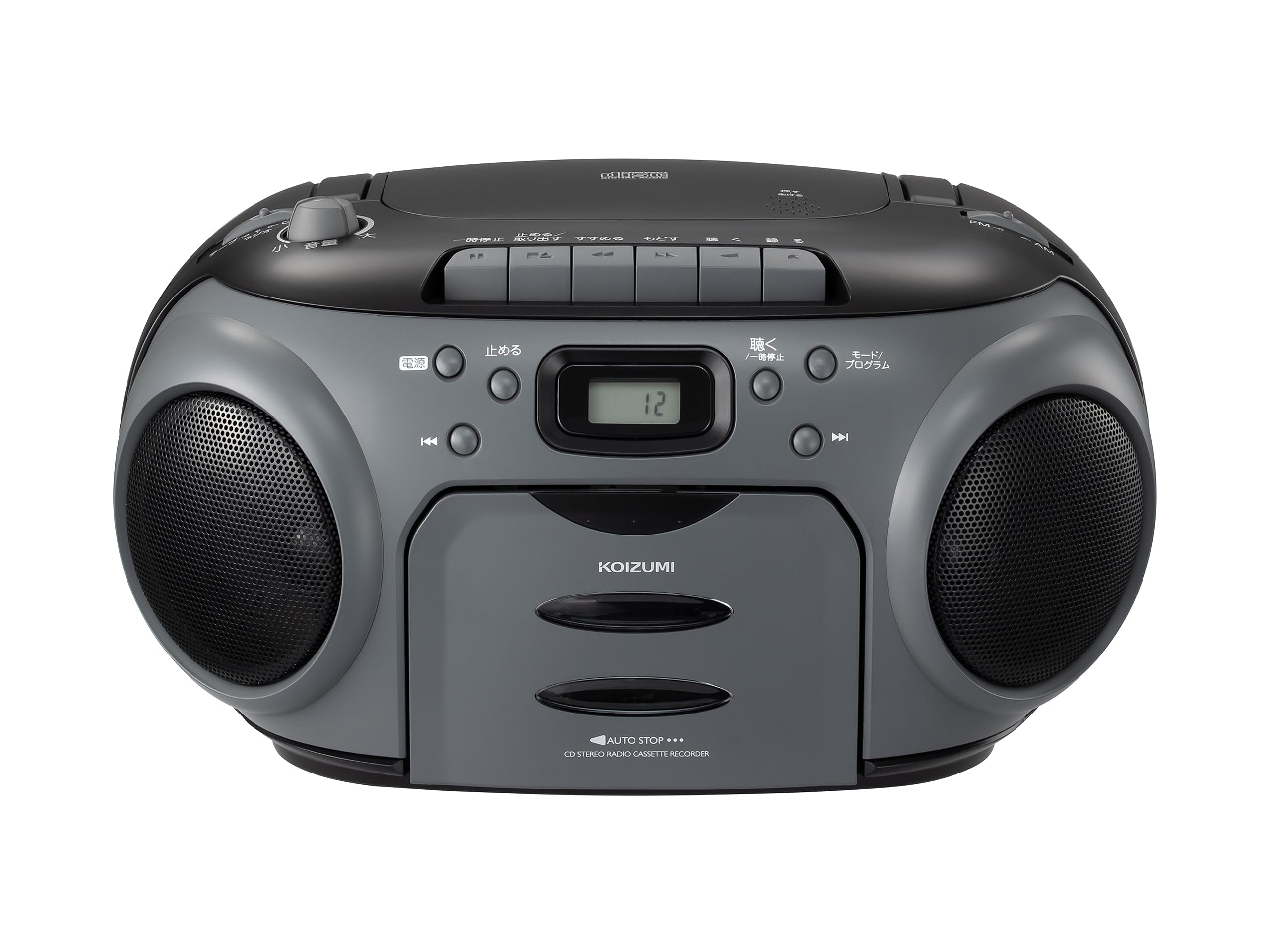 Amazon.co.jp: コイズミ CDラジカセ AM/FM ワイドFM対応 ブラック SAD