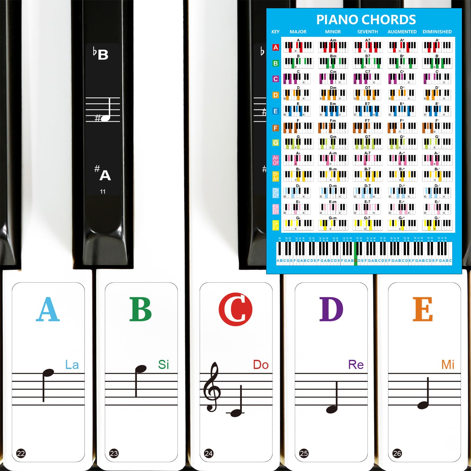 amazon-com-piano-keyboard-stickers-with-piano-chord-chart-poster-removable-colorful-piano-keyboard-note-labels-for-88-61-54-49-key-transparent-large-bold-letter-piano-stickers-for-beginners-musical-instruments for Free Printable Piano Keyboard Stickers Amazon.com: Piano Keyboard Stickers with Piano Chord Chart Poster, Removable Colorful Piano Keyboard Note Labels for 88/61/54/49 Key, Transparent Large Bold Letter Piano Stickers for Beginners : Musical Instruments for Free Printable Piano Keyboard Stickers