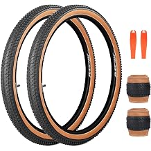 ZUKKA Bike Tire 20/24/26/27.5/29 x 2.125 Bike Tire 2 Pack Mountain Bike Tire Folding Replacement Tire for MTB Mountain Bike, Kids