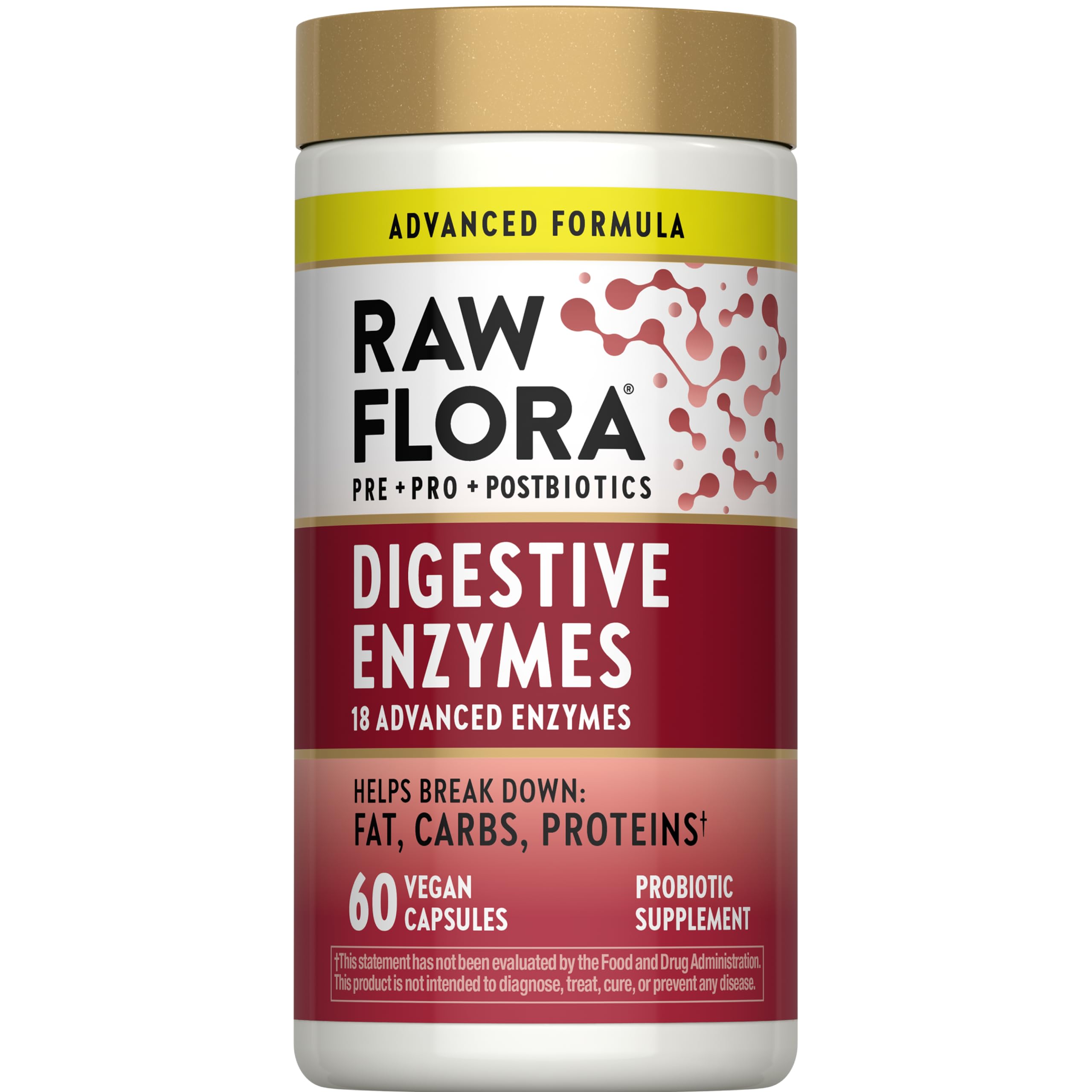 Raw Flora Digestive Enzymes for Women and Men