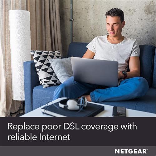 Miniatura 5 de NETGEAR Hotspot WiFi móvil  Enrutador 4G LTE AC797-100NAS  Velocidad de descarga de 400 Mbps  Conecta hasta 15 dispositivos  Crea una WLAN en