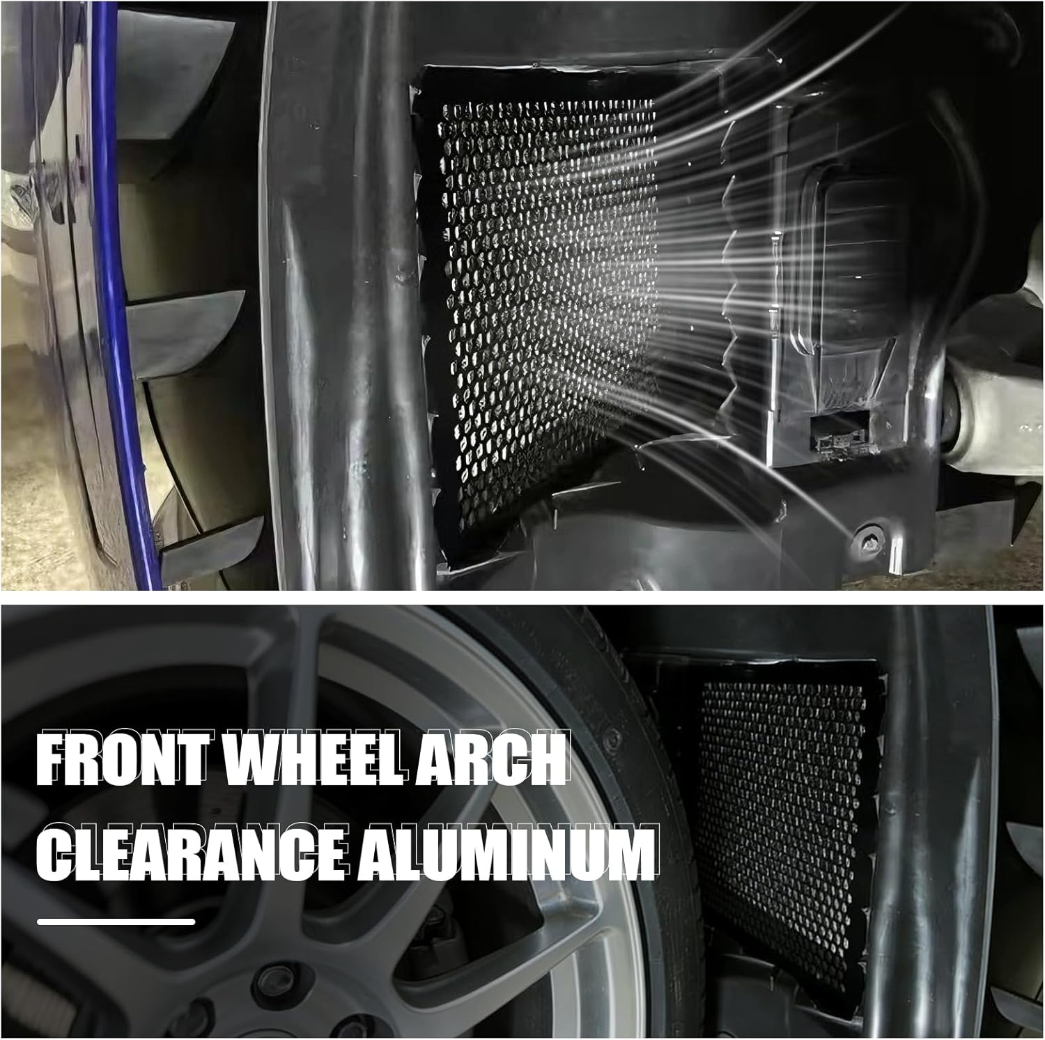 Front Wheel Arch Clearance Aluminum for BMW M3 G80 G81 M4 G82 G83 M2 G87 Front Fender Liner Clearance