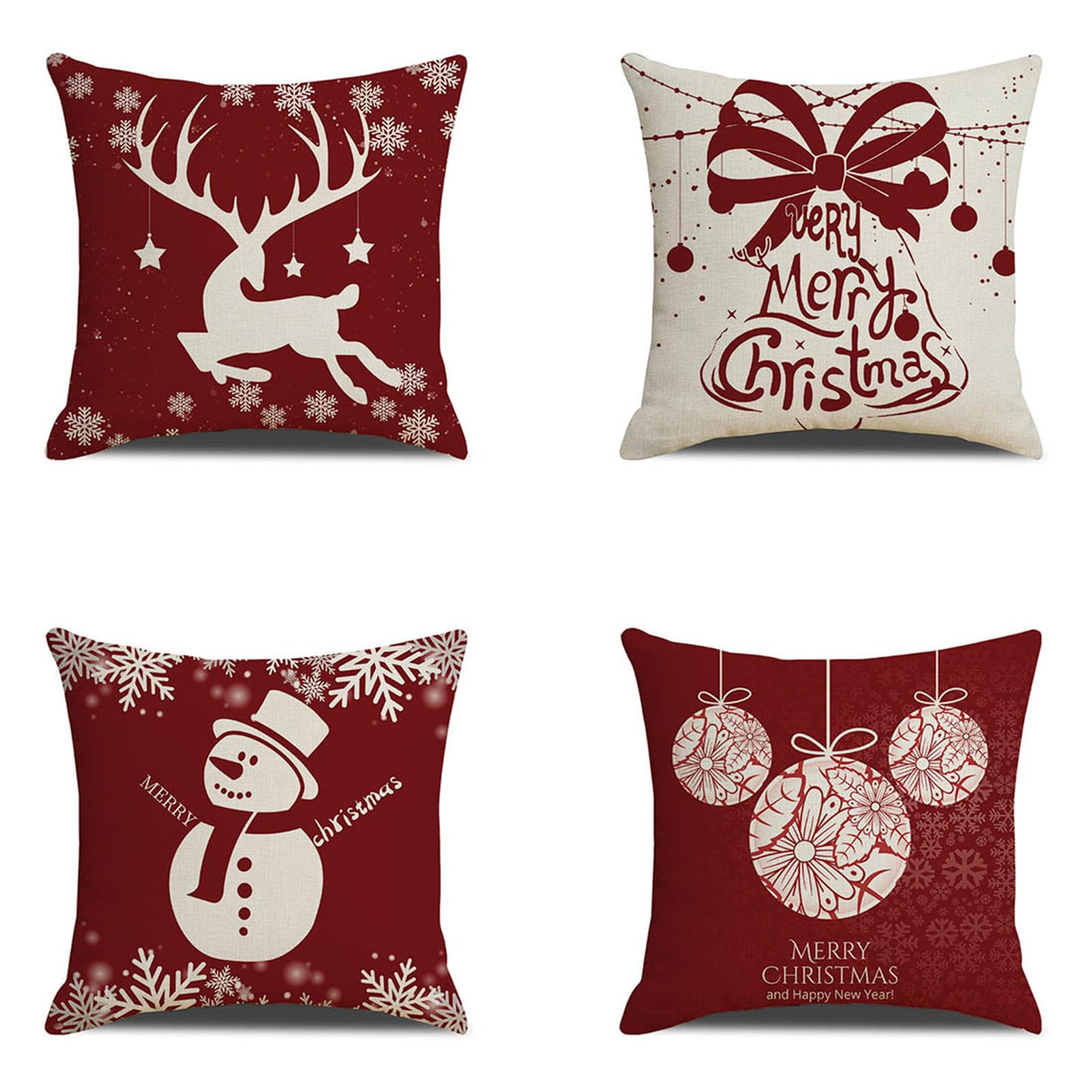 Housses de coussin animal sauvage en lin pour sublimer le canapé du salon et la chambre