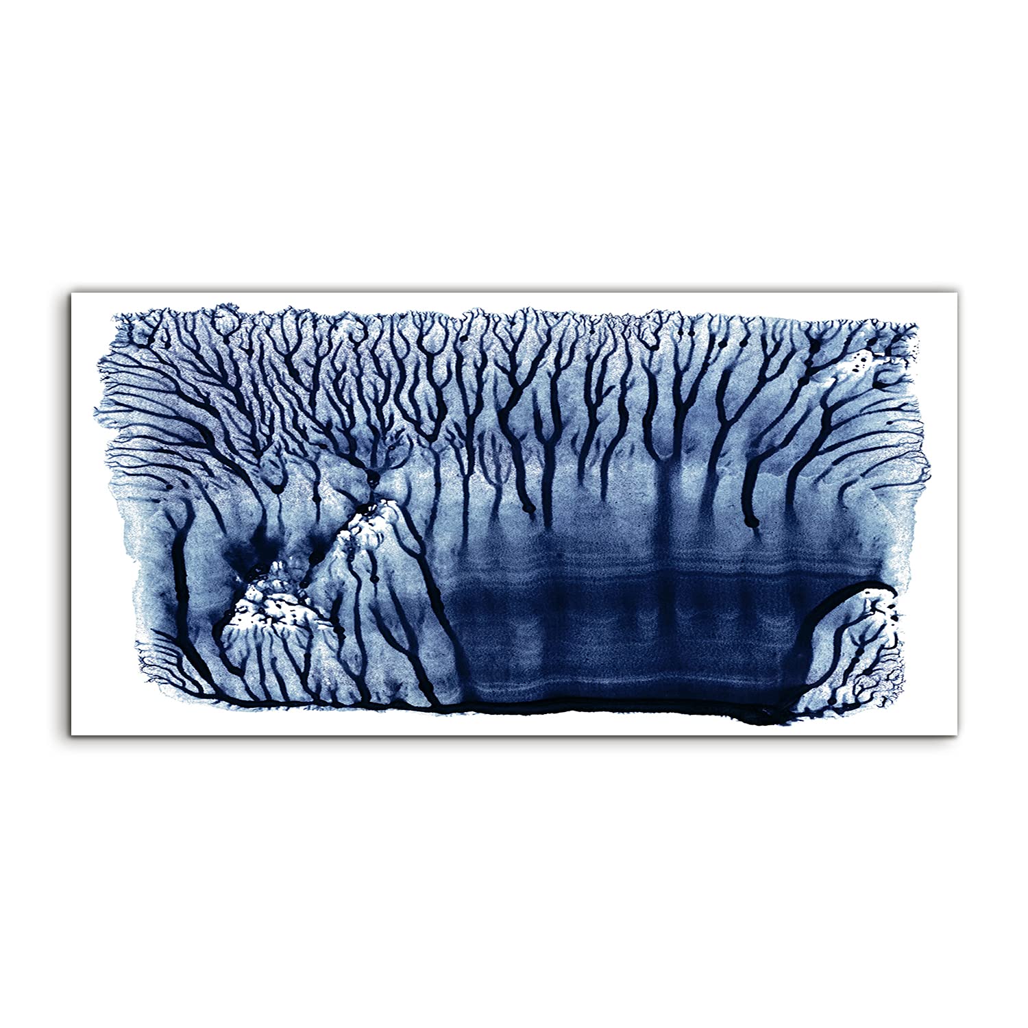 Coloray Pintura acrílica Cuadro De Pared 120x60cm Vidrio Acrílico Arte Sala De Estar Mural - Acuarelas de abstracción