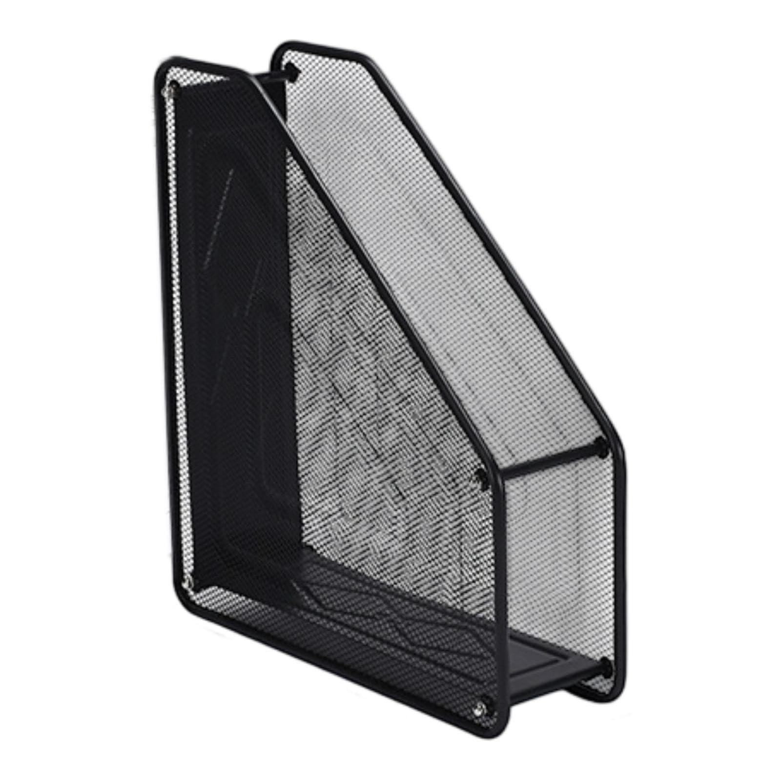 UJEAVETTE Desk Magazine File Holder Sturdy Stable Document Rack for Home Office School 1 Compartment-picture-11