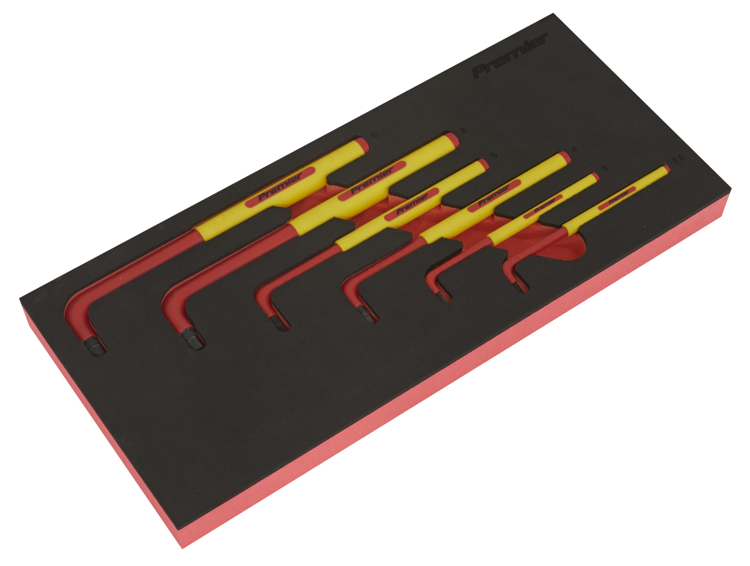 Sealey 6 Piece Vde Insulated Hex Key Set In Module Tray