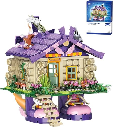 Miniatura 1 de Kit de bloques de construcción de casa voladora encantada, no compatible con Lego, regalo ideal de cumpleaños, decoración de fiesta de Navidad para