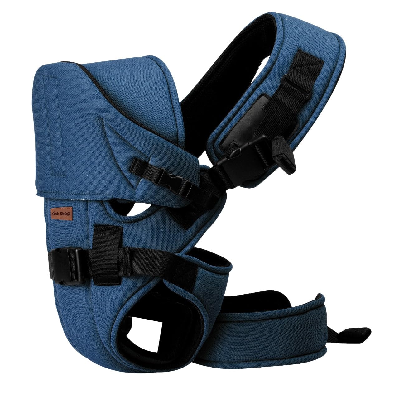 1st Step 6 in 1 Baby Carrier with 6 Carry Positions, Lumbar Support, for 4 to 18 Months Baby, Max Weight Up to 14 Kgs (Teal Blue)