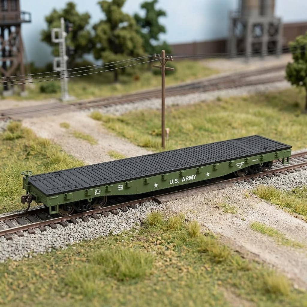 Military Style Scale Vehicle Model Plastic Miniature for Train