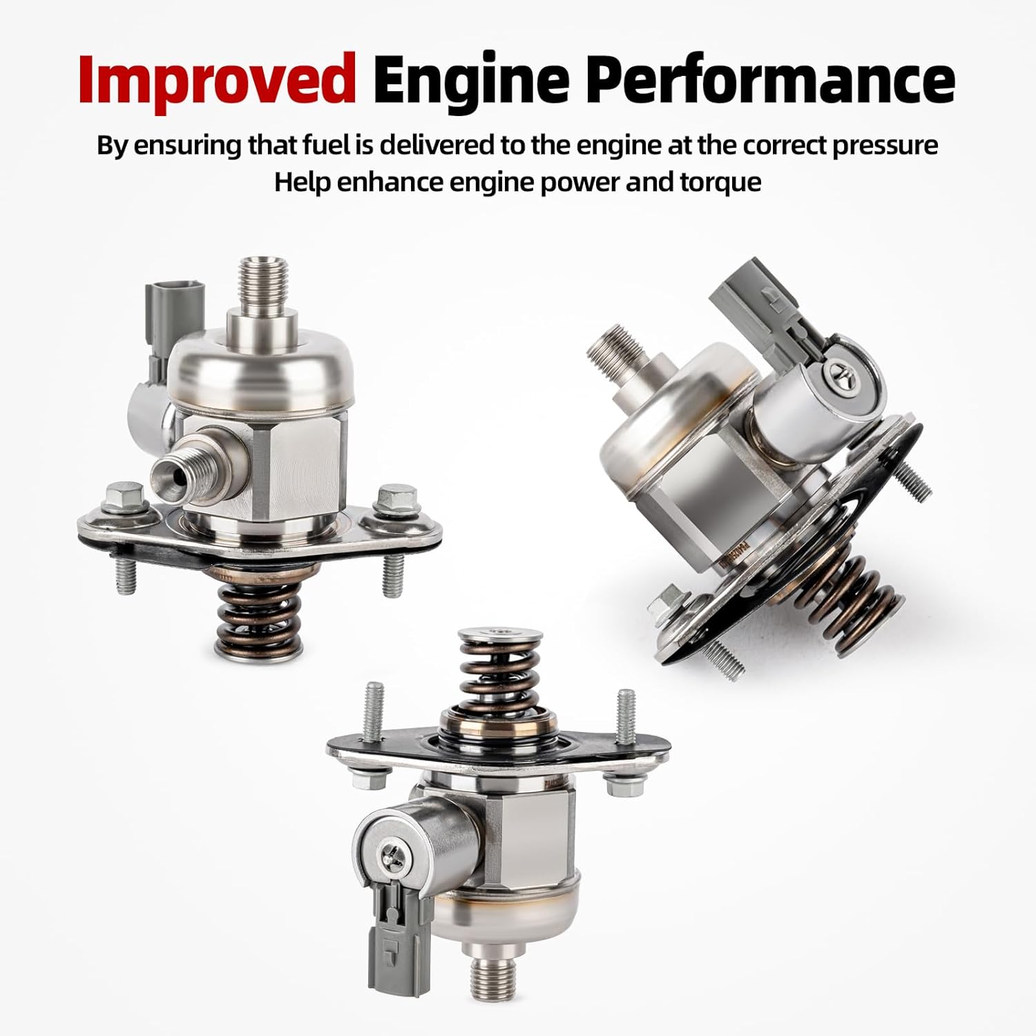 High Pressure Fuel Pump Compatible with Compatible with 2013 2014 2015 Cadillac ATS L4 2.0L, 2013-2015 ATS L4 2.5L, 2014-2015 CTS 2.0L GAS Replace 12651175 12658486