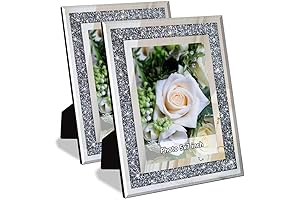 Crush Diamond Picture Frame- Elevate Your Memories with Bling and Sparkle