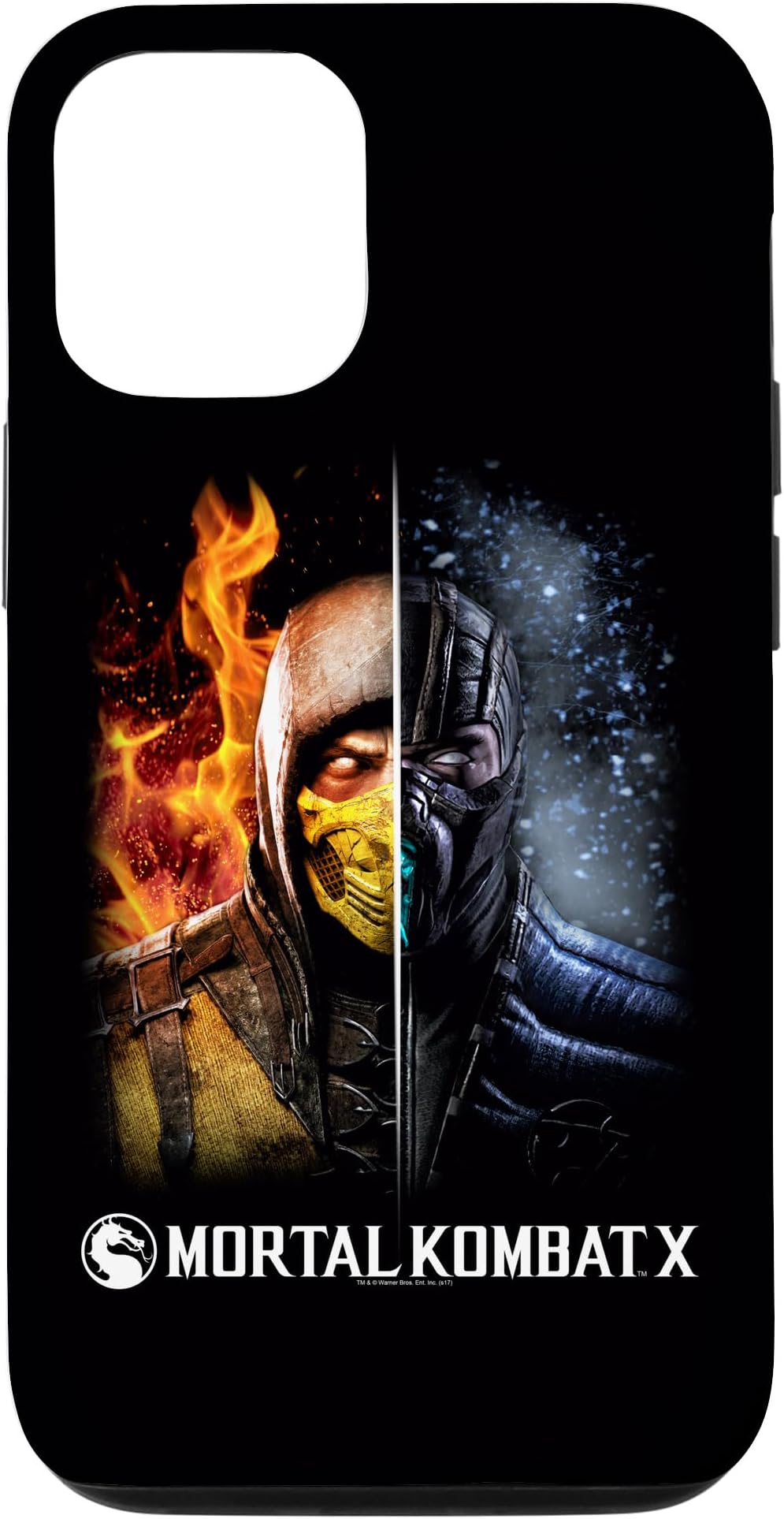 iPhone 14 Mortal Kombat X Fire and Ice Case