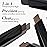 LAURA GELLER NEW YORK Sculpt-n-Stay Waterproof Brow Pencil & Gel- Soft Black