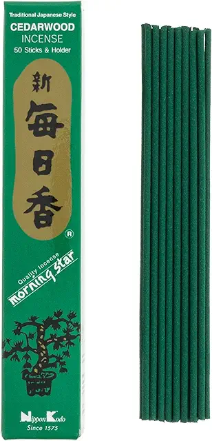 Encens japonais Cèdre - Boîte de 50 sticks - Encens du Japon