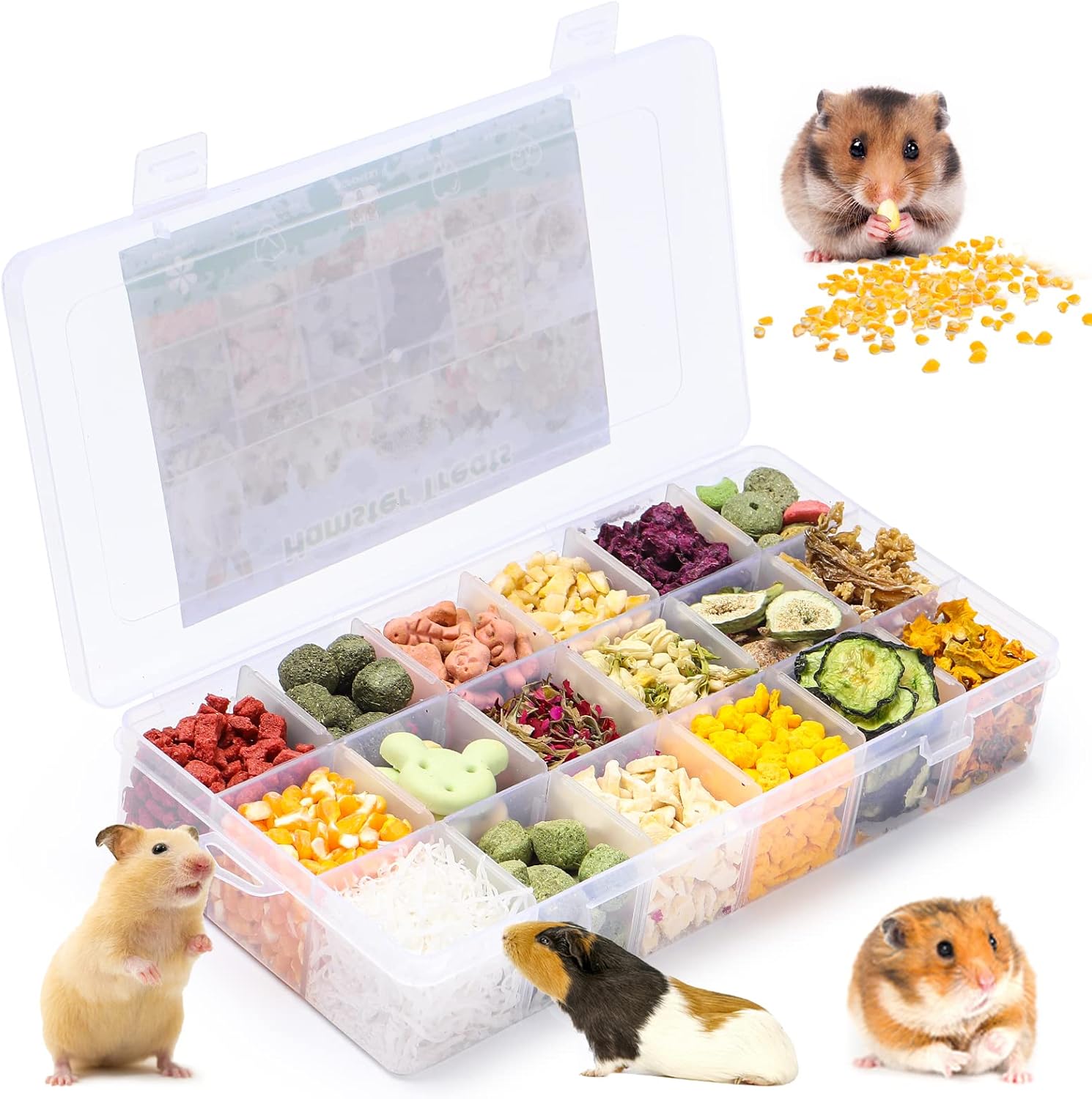 Amazon.com : HGPOKLVT Rabbit and Hamster Snack, Fruit and Veggie Treats ...