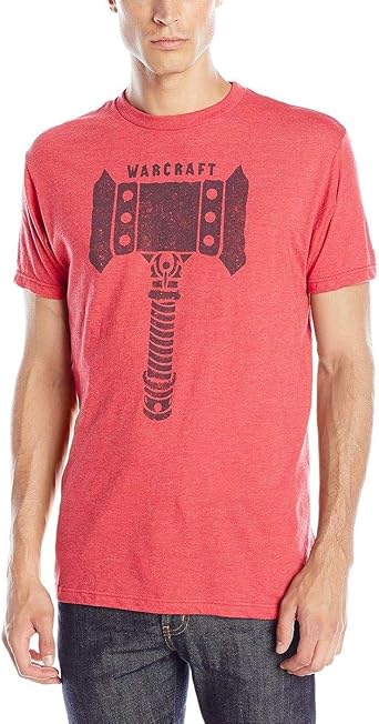Warcraft Mens Movie Doom Hammer Premium Tee