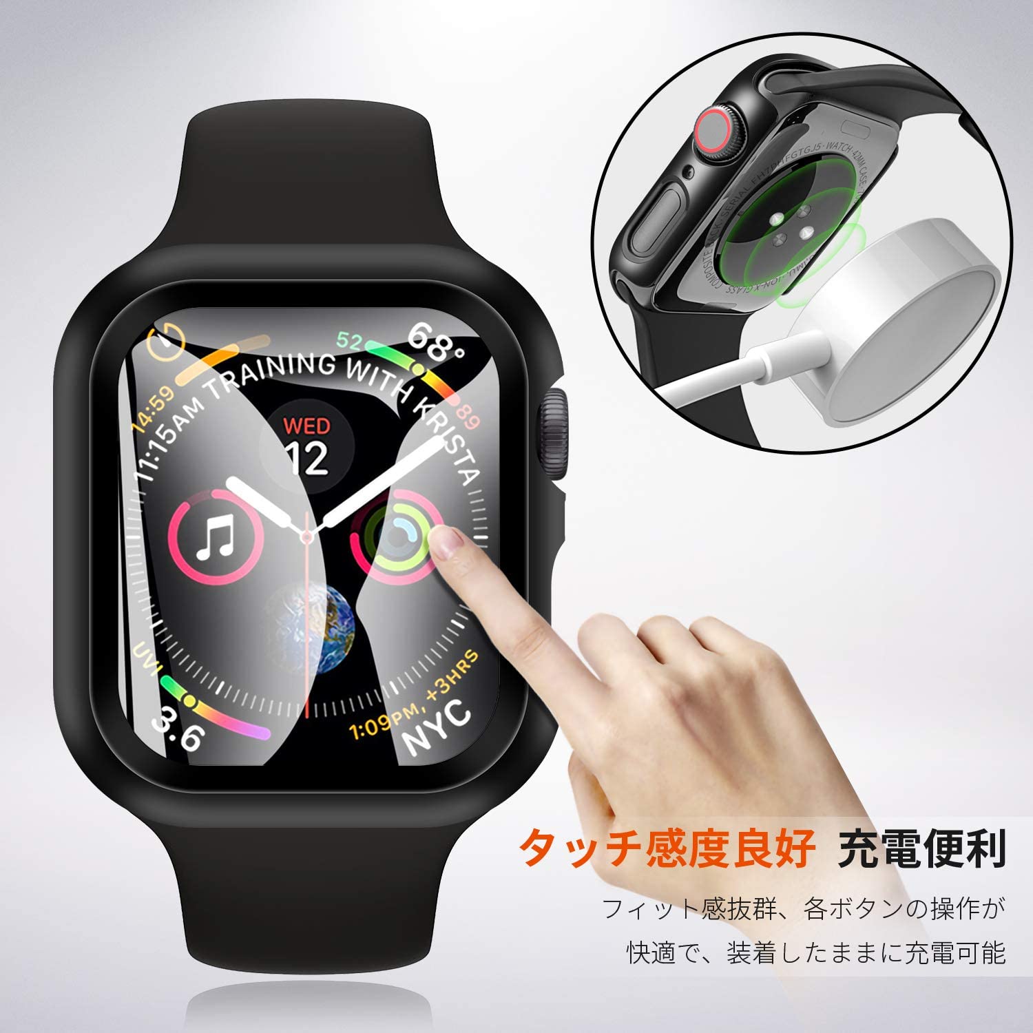 Amazon.co.jp: 【2枚セット】YOFITAR Apple Watch 用 ケース seriesSE2 