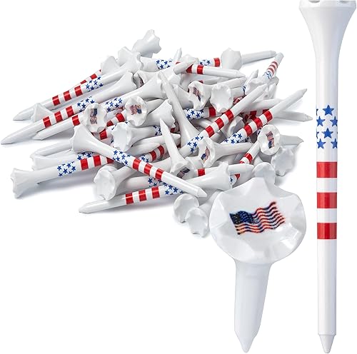 Miniatura 9 de NorthPointe Tees de Golf de Plástico Paquete Combinado de Longitudes de 50 Incluye (40 unidades) Tees de Golf de Plástico de 3 ¼" + (10 unidades)