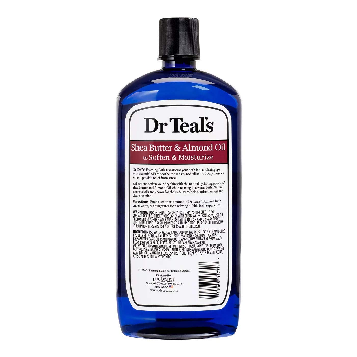 Dr Teal's Foaming Bath Combo Pack (68 fl oz Total), Moisturizing Shea Butter & Almond Oil, and Melatonin Sleep Bath : Beauty & Personal Care