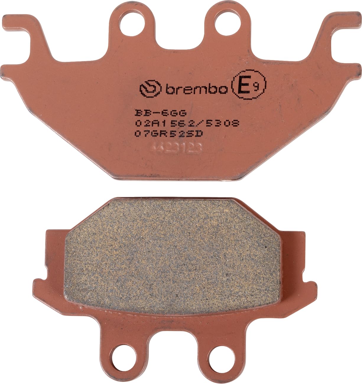Brembo Pastillas de Freno Moto Ref. 07GR52SD | Compuesto Alto Rendimiento | Frenada Constante en Frio y Caliente | Recambio Original |