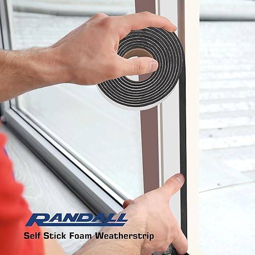 Miniatura 6 de Burlete de espuma autoadhesivo de 14 pulgadas de grosor x 38 pulgadas de ancho x 17 pies de largo