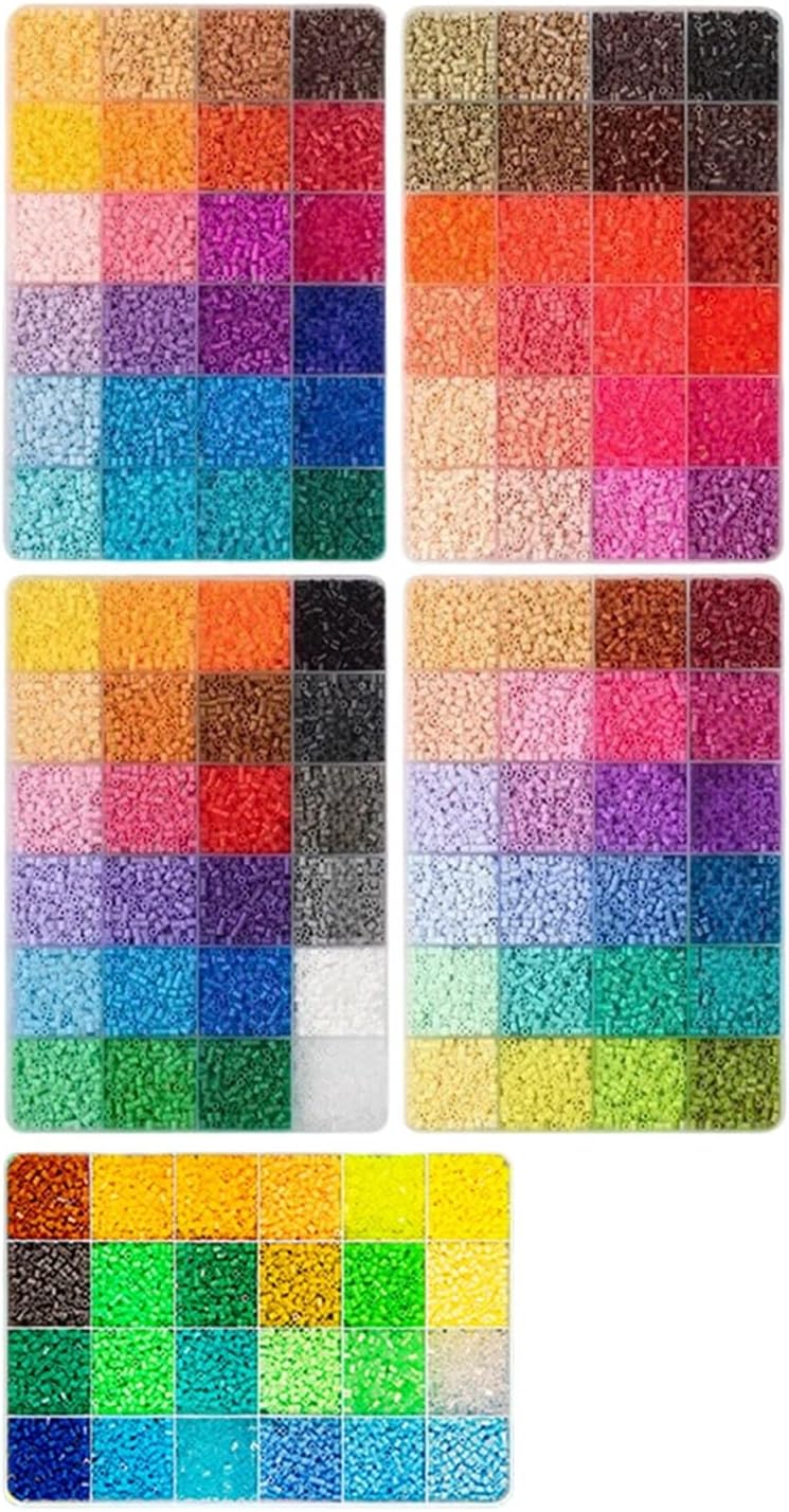Shurhome Beads Making Set with Pegboards Safe Materials for Family Activity Educational Beads Crafting Set