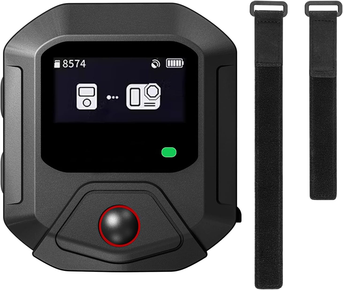 GPS Bluetooth Remote Control for DJI Osmo Action 6/5 Pro/4 Cameras Accessories, 25M Range Camera Controller Smart Bracelet Bicycle Mount for Travel/Outdoors Sports