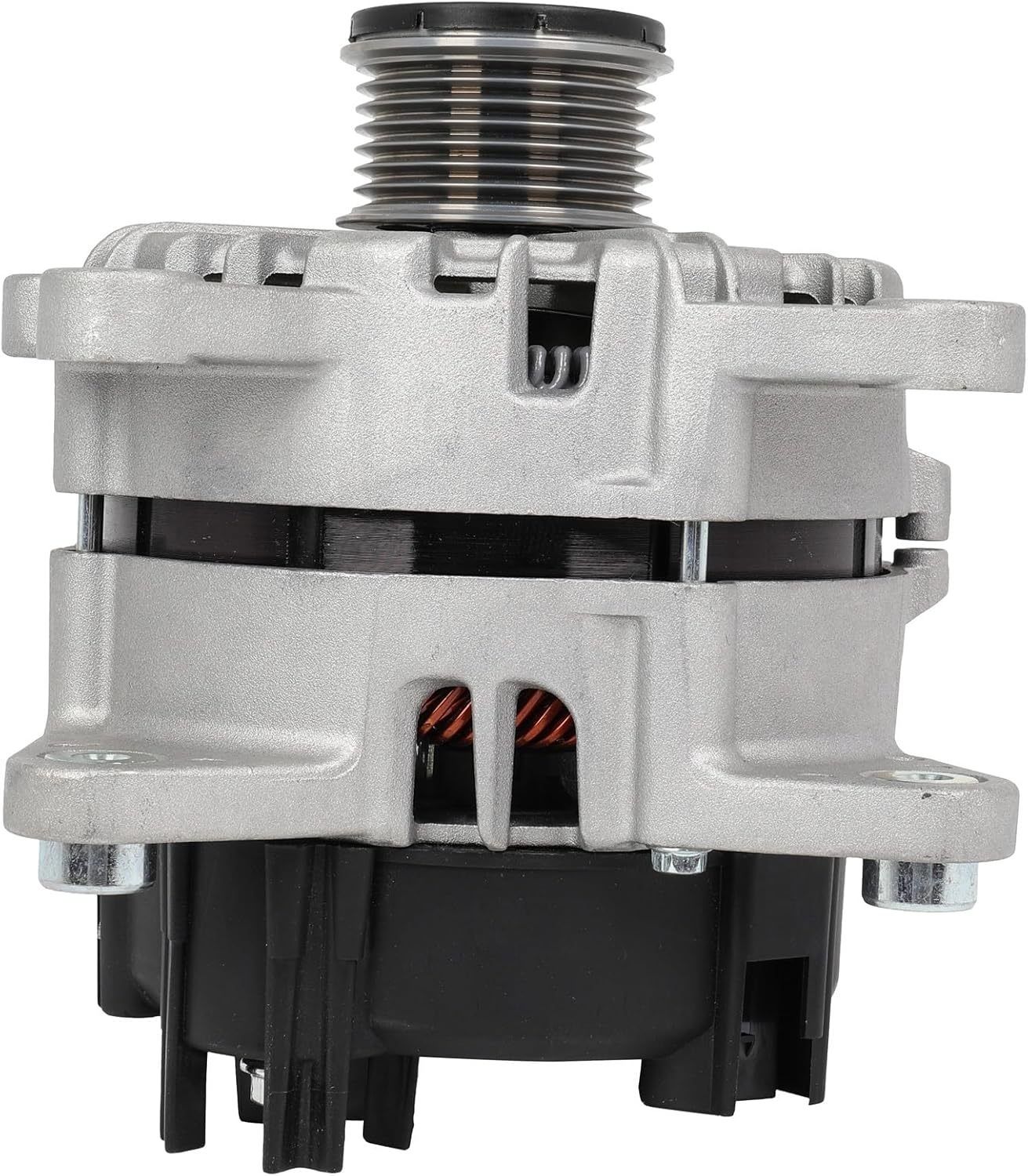 180A SCITOO Alternator New for Audi for Q7 3.6L 2009-2010,for Audi for Q7 4.2L 2009 12V CW 7-Groove Clutch Pulley Ref: 11464