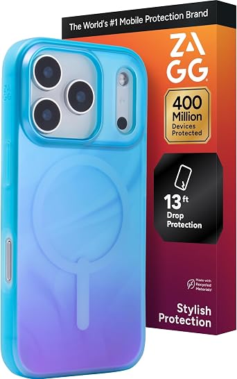 ZAGG Milan Snap Case for iPhone 17 Pro, Deep Aurora