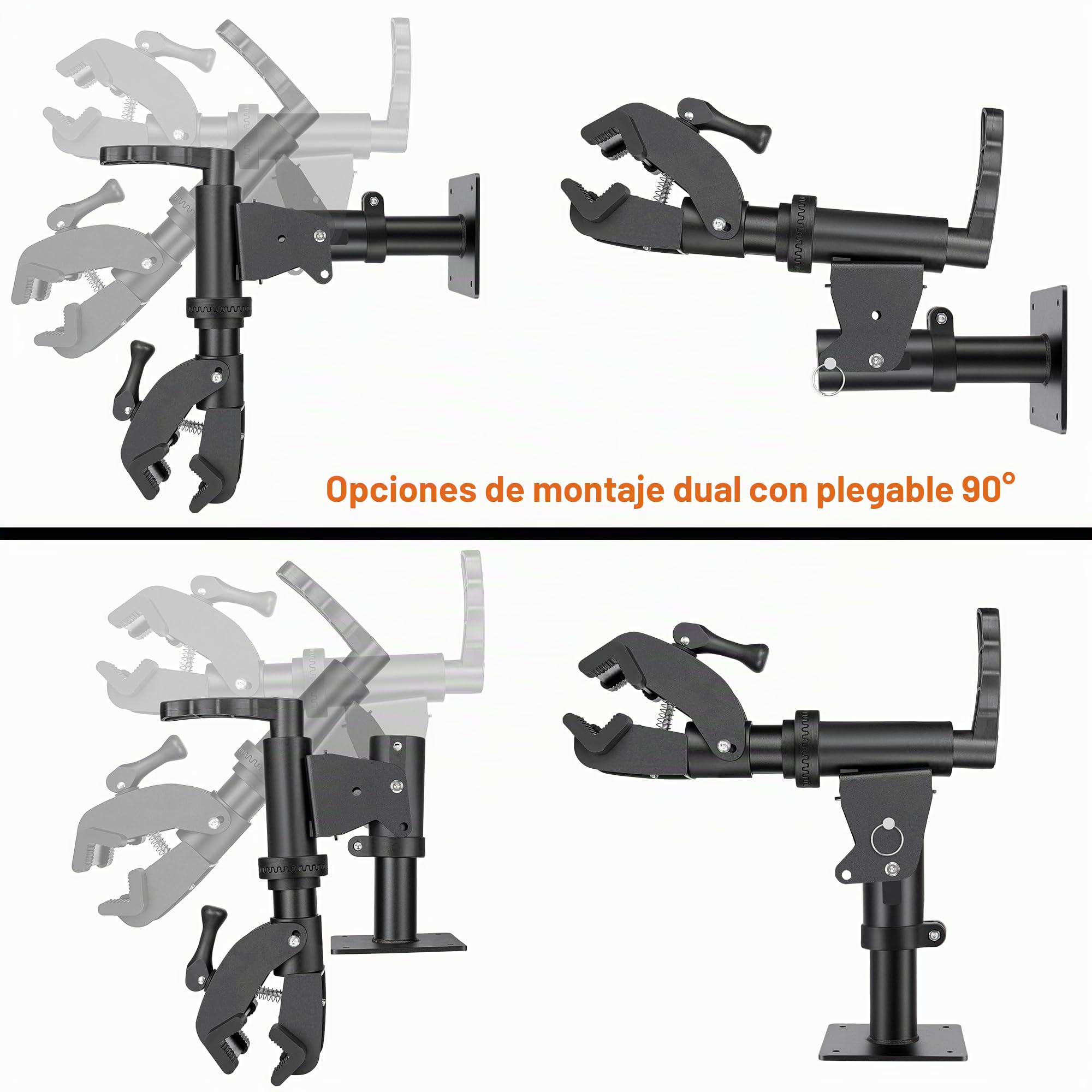 CXWXC La mesa de reparación de bicicletas tiene una capacidad de carga de 40 kg/88 lb, con un soporte giratorio de 360 grados. Es adecuada para bicicletas o bicicletas eléctricas