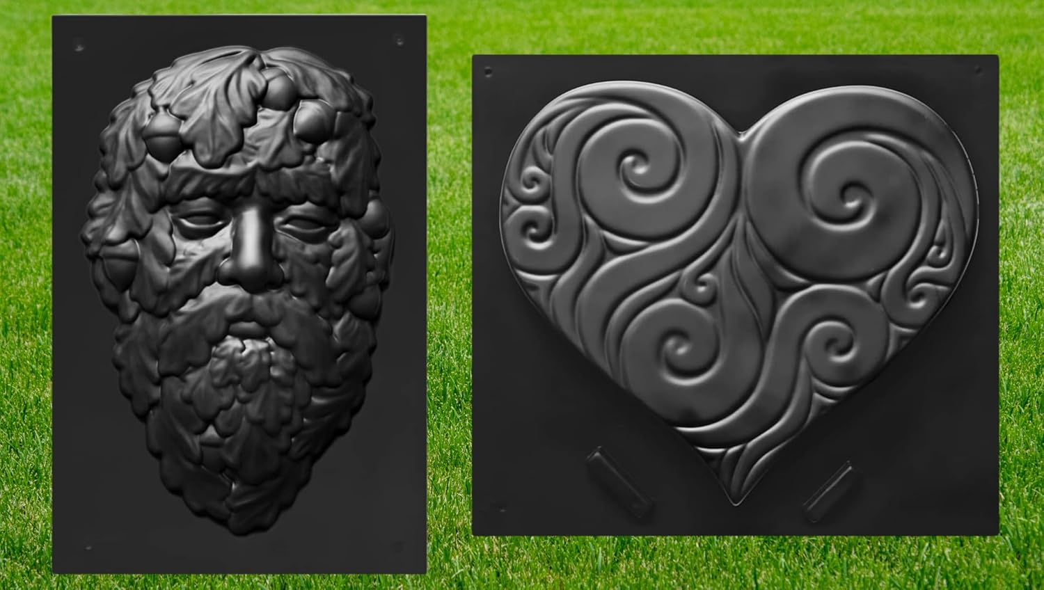 Amazon.com: Face Old Man Face for Tree Planter Mold for Concrete ...