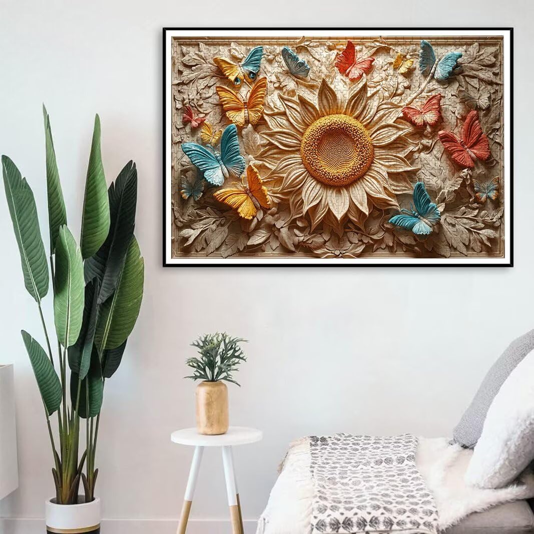 Puzzle Flor, Puzzle 5000 Piezas, Rompecabezas, Regalo Mujer, Decor -8118