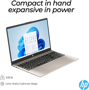 HP Latest 15.6 FHD Touchscreen Lapto Computer | 2026 Edition | Intel 13th 8 Cores i3 CPU (Beat 11th i5) | 8GB RAM | 256GB SSD | AI Copilot Key | Wi-Fi 6 | Windows 11 with Office 365 for The Web