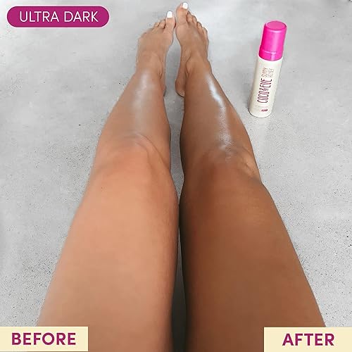 Miniatura 6 de Coco & Eve Bali Bae Self Tan Set (Ultra Dark). Mousse bronceador sin sol totalmente natural. Loción autobronceadora instantánea con bronceador,