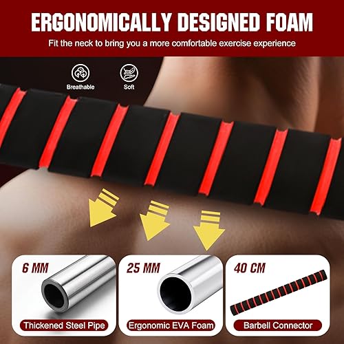 Miniatura 4 de Adjustable Dumbbell Set, 40lbs Free Weights with Connector, Convertible Dumbbell Barbell Push-up Stand Set, 3 in 1 Home Gym Fitness Weight Set for