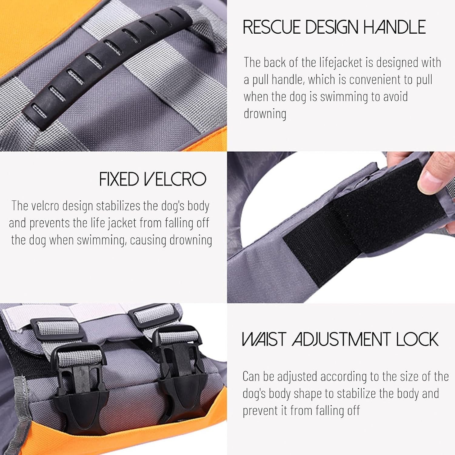 Chaleco Salvavidas para Perros Ajustable Resistente al Desgarro de Seguridad con Asa de Rescate para Natación Flotación para Mascotas Pequeñas Medianas Grandes, Green, XL
