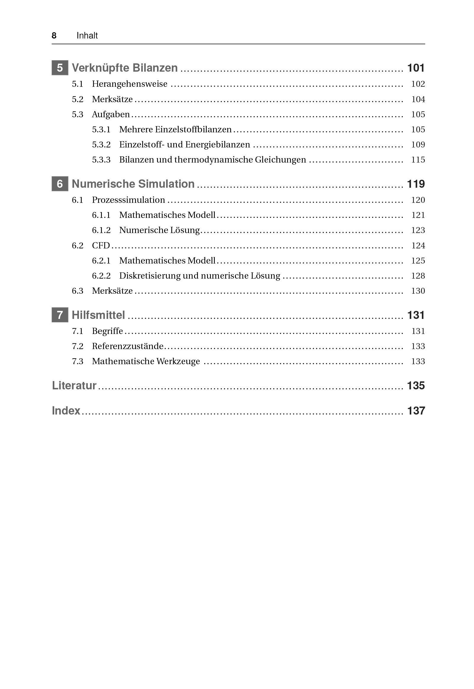 Bilanzierung in der Verfahrenstechnik: Grundlagen, Aufgaben, Lösungen