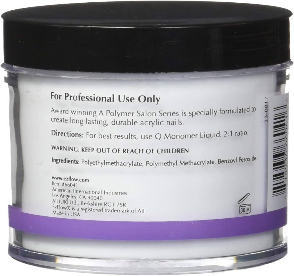 ネイルアート用品(筆など) EZFlow A Polymer Truly White Powder 453g ネイルアート用品(筆など) EZFlow A Polymer Truly White Powder 453g