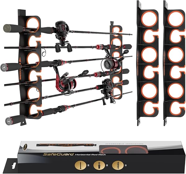 KastKing SafeGuard Fishing Rod Holder for 6 Rods