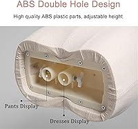 Vista 3 de Adult Female Mannequin Torso with Adjustable Height, Wooden Arms & Base, Tripod Stand for Clothing Display(Tripod Stand1,Small)