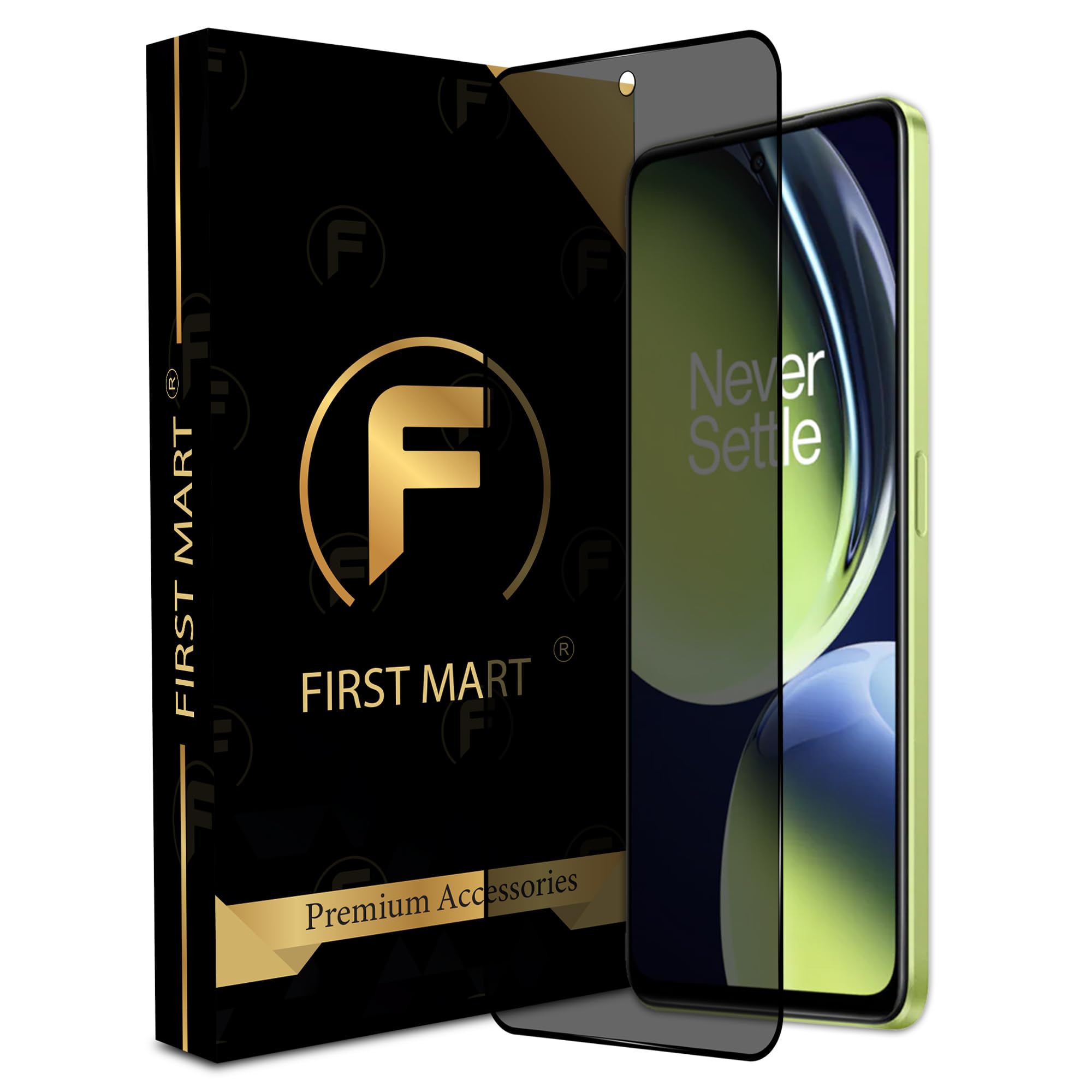 FIRST MART Privacy Tempered Glass for OnePlus Nord CE 3 Lite 5G / Realme 12X 5G / Oppo K12X 5G with Edge to Edge Full Screen Coverage with Easy Installation Kit | Anti Spy Glass (B0CJFVXML5) Amazon Price History, Amazon Price Tracker
