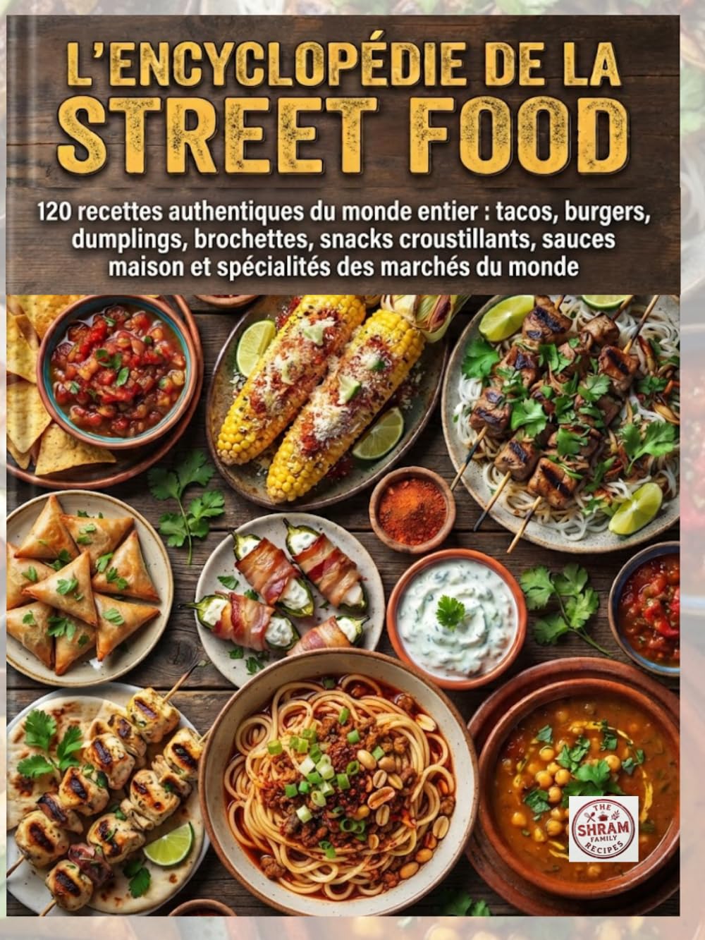 L'Encyclopédie de la Street Food: 120 recettes authentiques du monde entier : tacos, burgers, dumplings, brochettes, snacks croustillants, sauces maison et spécialités des marchés du monde