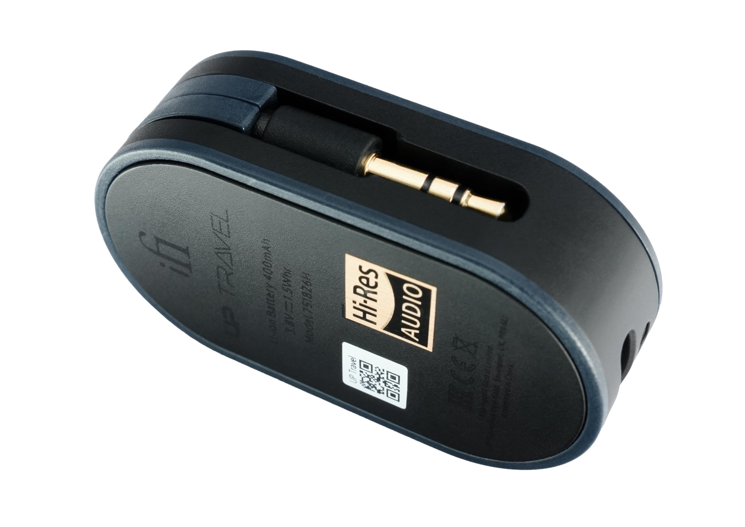iFi UP Travel – Tragbarer Hi-FI Bluetooth 5.2 Sender und Empfänger – Unterstützt Dual-Kopfhörer-Kopplung – 3,5 mm AUX Wireless Audio-Transmitter für den Einsatz in Autos, Flugzeugen oder auf Reisen