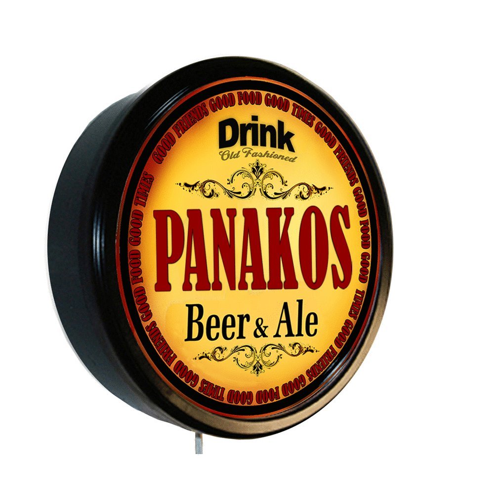 Goldenoldiesclocks PANAKOS Beer and Ale Cerveza Lighted Wall Sign